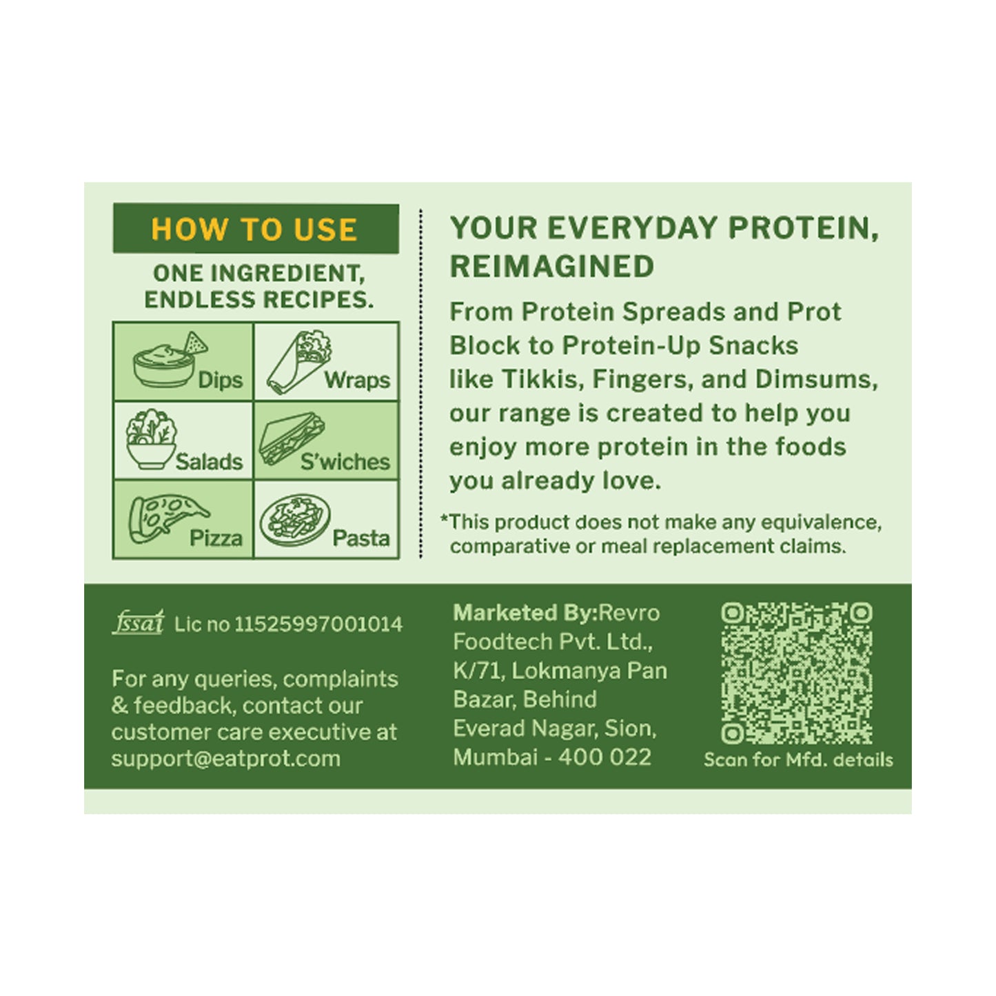Healthy Protein Pesto Spread back