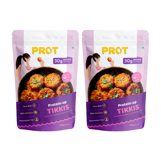 Veg Protein Tikki Box  | 60g Protein - Pack of 2