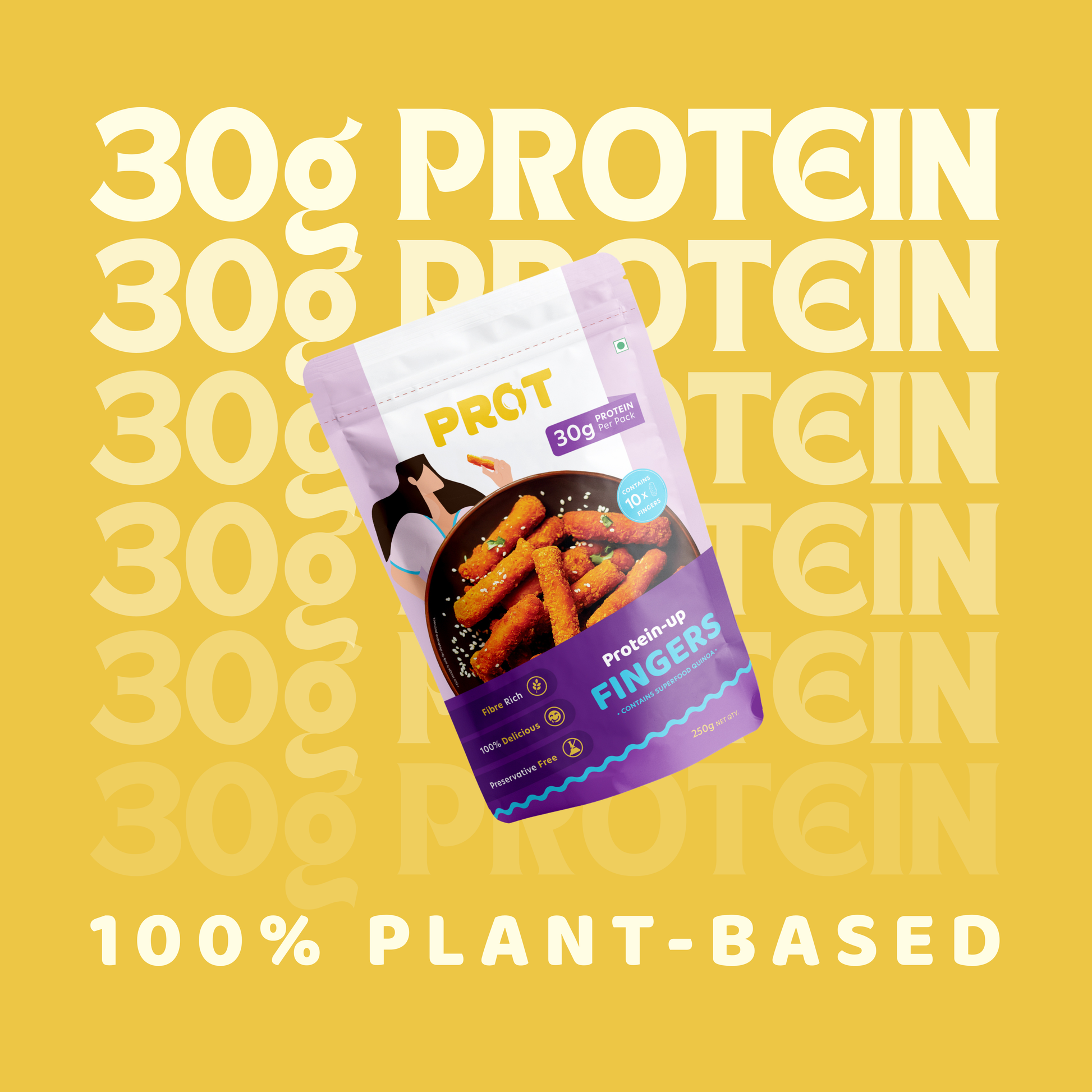 Protein-up fingers