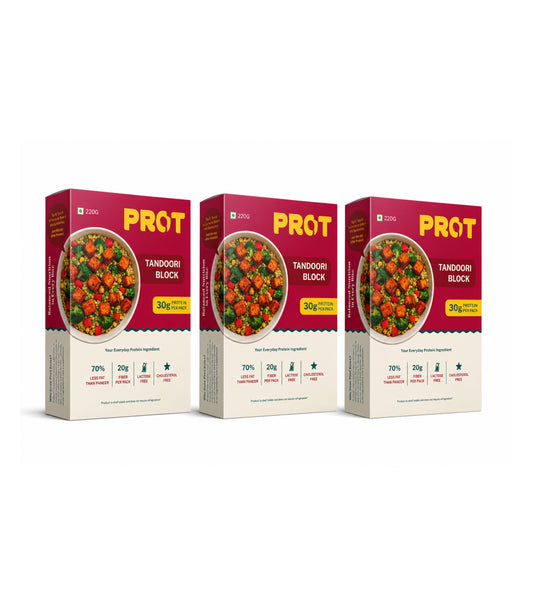 Prot - Tandoori block  | Pack of 3