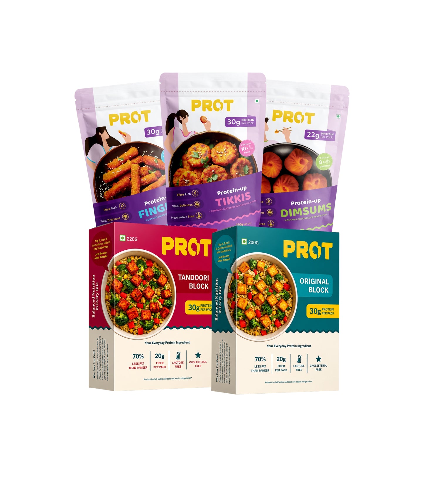 Protein Starter Pack  | Prot Block + Protein Snacking